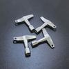 2PCS Zinc Alloy Drum Keys Square/Hexagonal Drum Key Tuner Practical Acoustic Drum Tools