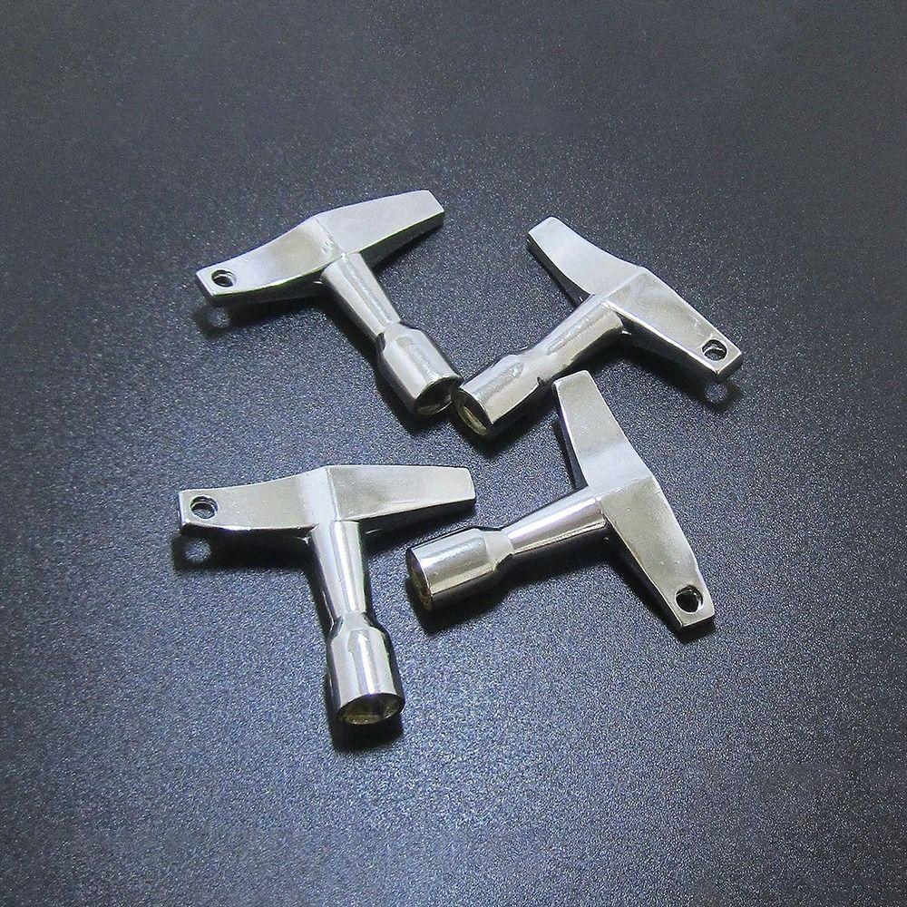 2PCS Zinc Alloy Drum Keys Square/Hexagonal Drum Key Tuner Practical Acoustic Drum Tools