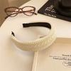 French Design Knit Hair Hoop Elegant Woolen Headband Versatile Hair Bands  For Women