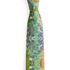 Fashionable Vintage  Oil Painting Print Tie For Men and Women Silk Fabric Comfortable Long Tie 13 Unique Patterns