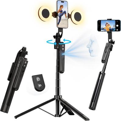 B180 1,8 m 360° drehendes Stativ mit Gesichtserkennung & Selfie-Stick für TikTok Live