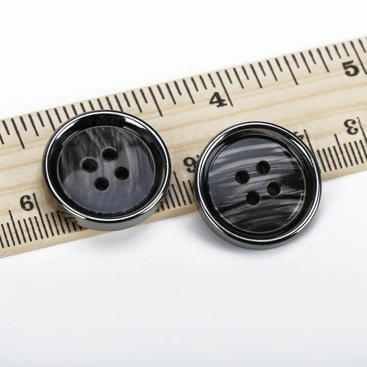 

20 шт./лот 15-25 мм высококачественные смоляные черные коричневые перламутровые пуговицы для мужских/женских шерстяных пальто ветровок костюмов декоративные пуговицы для шитья 15mm чёрный