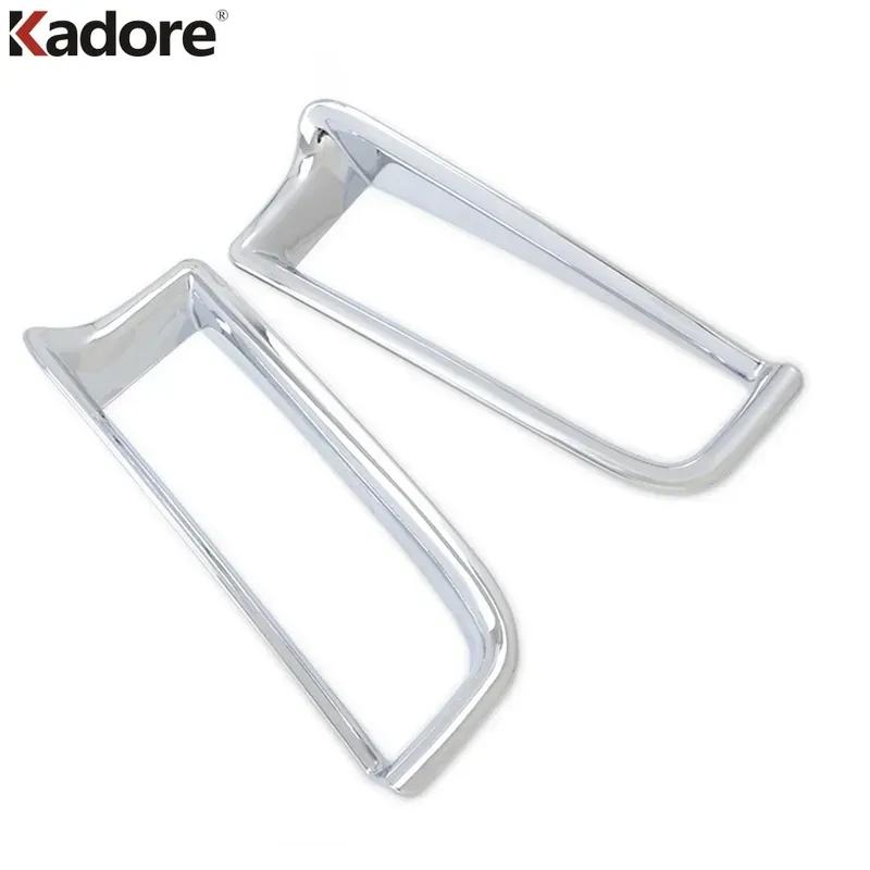 Rear Bumper Fog Light Lamp Cover Trim For Honda CRV CR-V 2015 2016 Chrome Car Tail Foglight Foglamp Bezel Trims Accessories