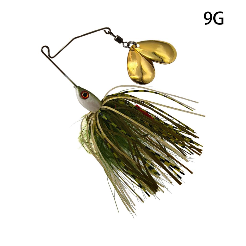 Mycena 7G/9G Spinner Bait Fishing Lure Chatter Bait Blade Jig Dancer Buzzbait Wobbler Chatterbait for Bass Pike