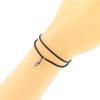CHROME HEARTS Stack dagger Bracelet Cotton cord black Silver 3.0g unisex Used