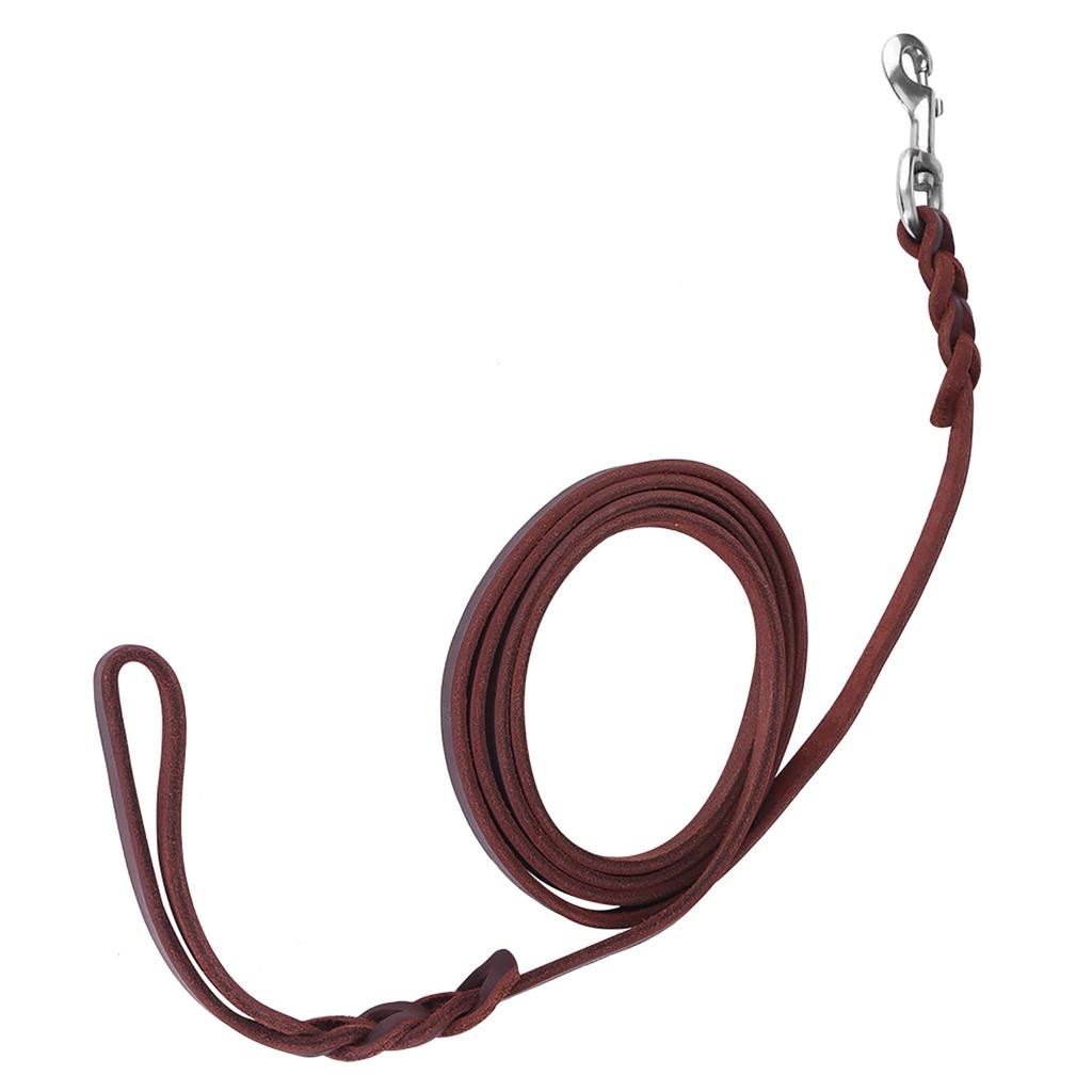 3Types Pet Dog Leash Safety Rope Cowhide and Leather Belt For Walking Running Training