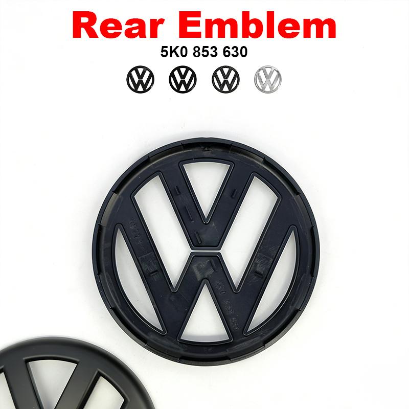 OPQ1 5K0853601C 5K0853630 Volkswagen 135mm Car Front Grille Badge 110mm Rear Trunk Emblem Lid Logo Accessorie For VW Golf 6 2009-2013