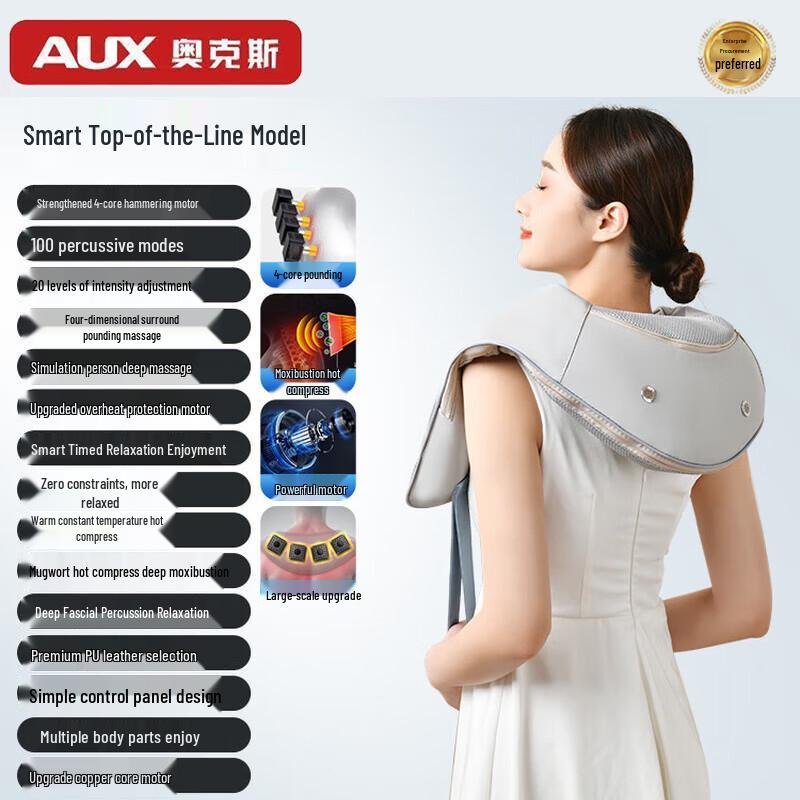 AUX Percussion Neck and Shoulder Massager Shawl