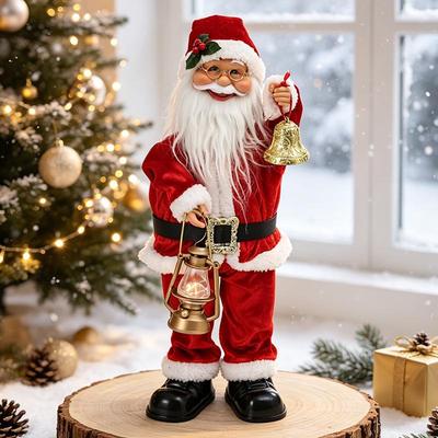 Musical Standing Santa Claus Doll Ornament - Creative Christmas Gift