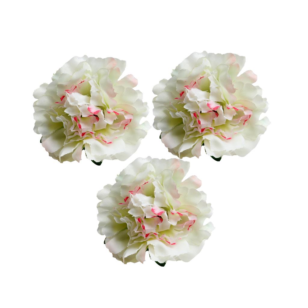 20 Piece Silk Artificial Flowers Rose Heads Fabric Roses Decorative Flower Wedding Party