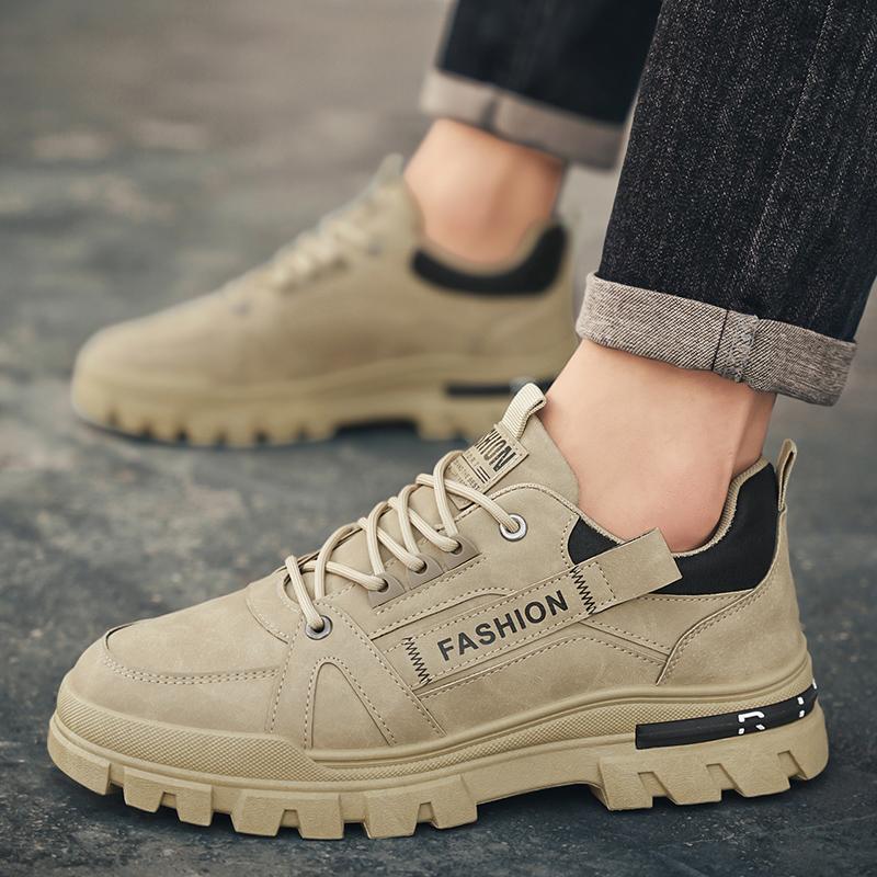 Men’s Sports Shoes Running Sneakers Students Jogging Shoes Black Outdoor Hiking Walking Shoes High Top Over Sized