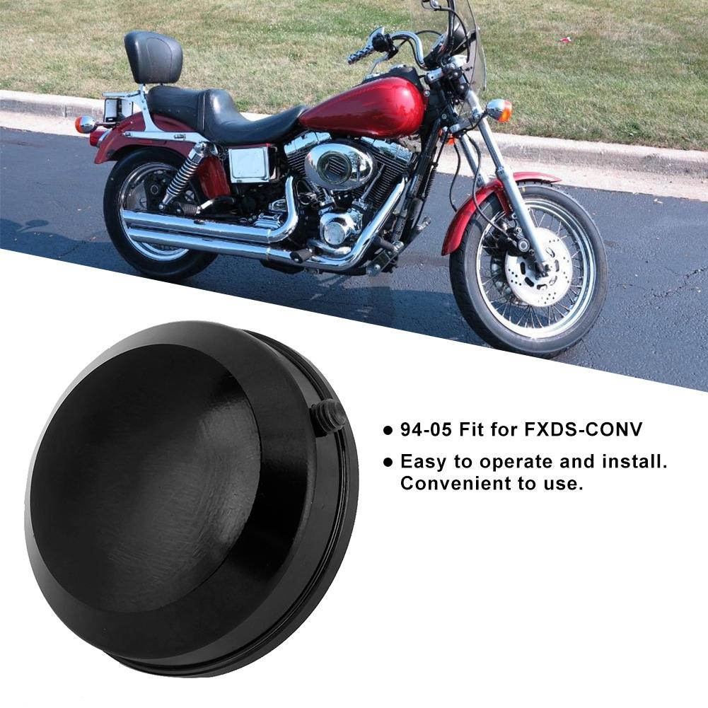 Black Motorcycle Upper Fork Stem Covers Replacement Accessories Fit for FXD 1995 2005