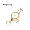 Anti-Lost Belt Clip Accessories Organizer Badge Reel Clip ID Card Holder Badge Holder Key Chain