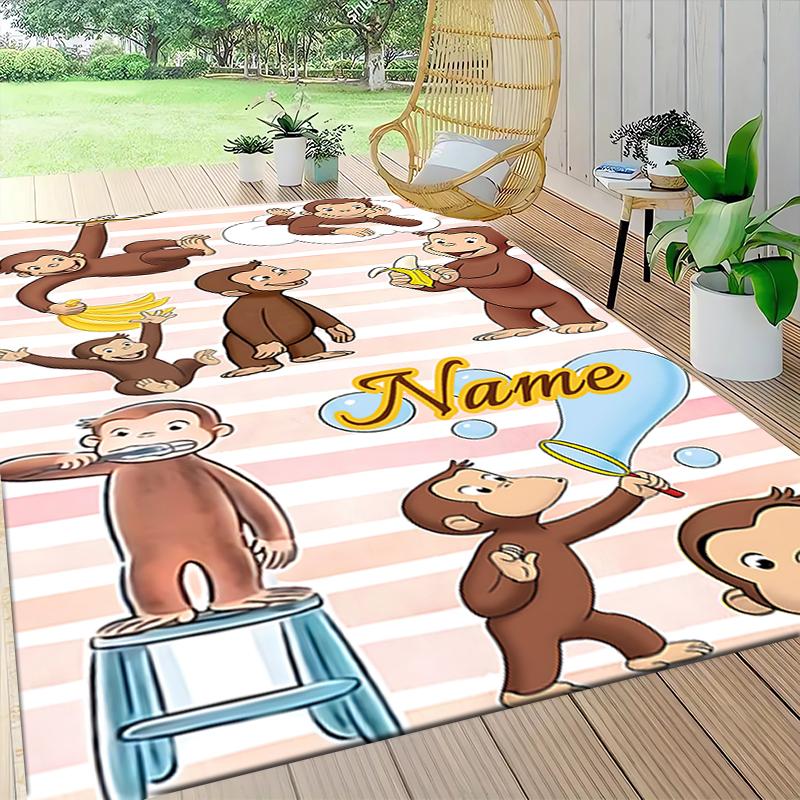 Custom Name "Power Elements" Carpet Rug Customizable Soft Washable Anti-Slip Home Living Room Sofa Mats Personalized Rug. 0909418