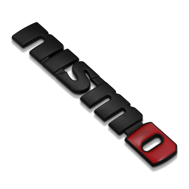 1Pcs Nismo Car Front Grille Car Emblem Badge Sticker Rear Trunk Decals for Nissan Nismo 370Z GTR Almera Tiida Juke Qashqai 350Z