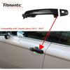 RLB-HILON Exterior Door Handle Compatible With Toyota Camry 2012 2013 2014 2015 2016 2017 Year, For Front Left Driver Side Door