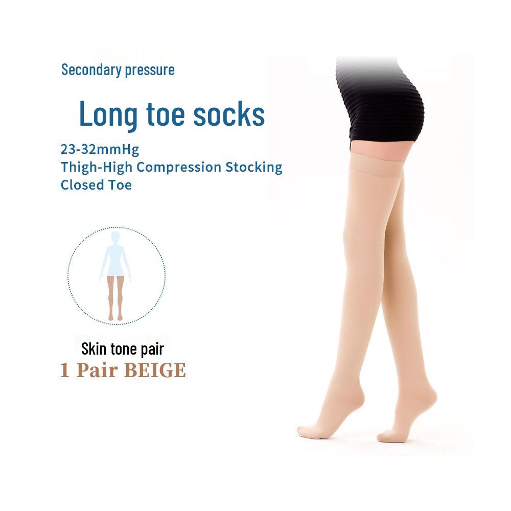 Class II Compression Calf-Length Socks for Varicose Vein & Thrombosis Prevention
