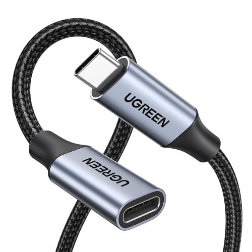 UGREEN USB Type C Extension Cable Type C Extension Cord [4K60Hz Video Output] PD 100W/5A USB 3.2 Gen 2 Standard 10Gbps High Speed ??Transfer Compatibl