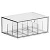 Transparent Card Storage Box Large Capacity Dust-proof Grid Box Plastic Card Box Children's Game Card Storage Box