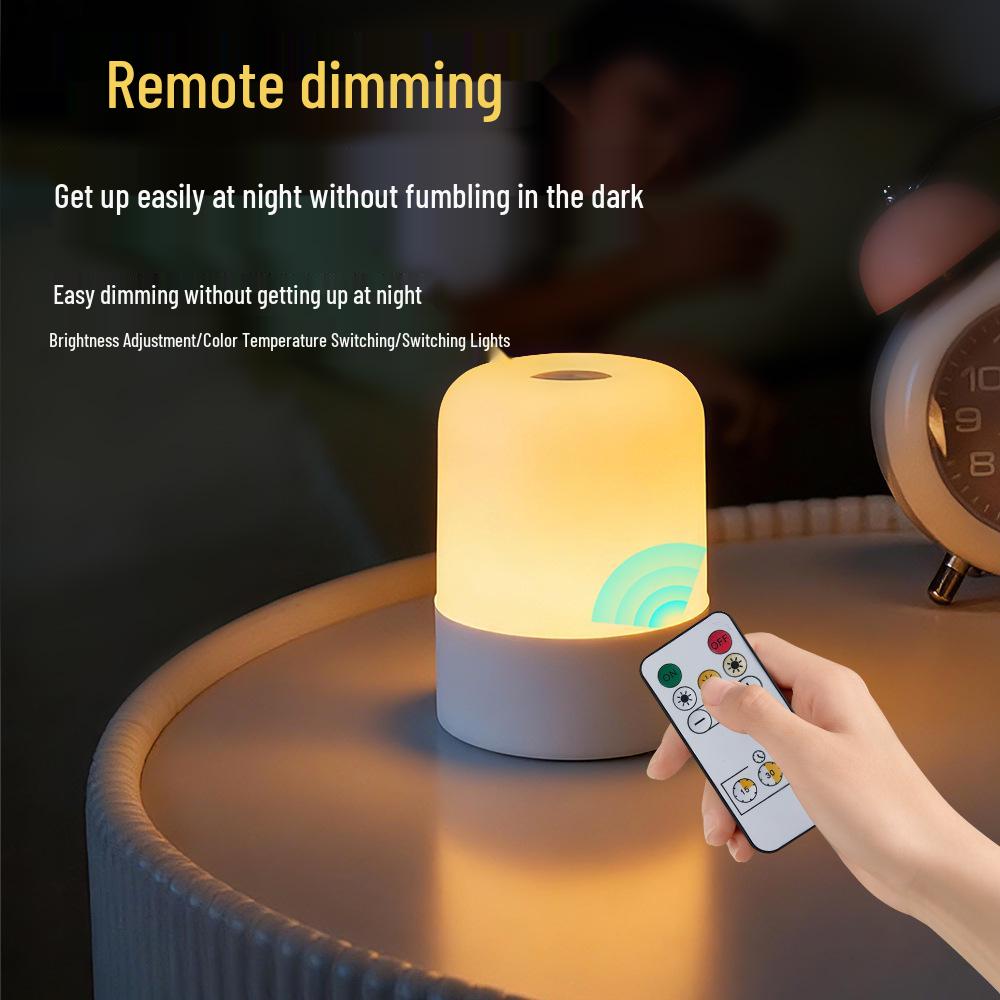 Bedside Touch Night Light: Sleep Aid, Baby Feeding, Atmosphere, Long Battery, Remote Control