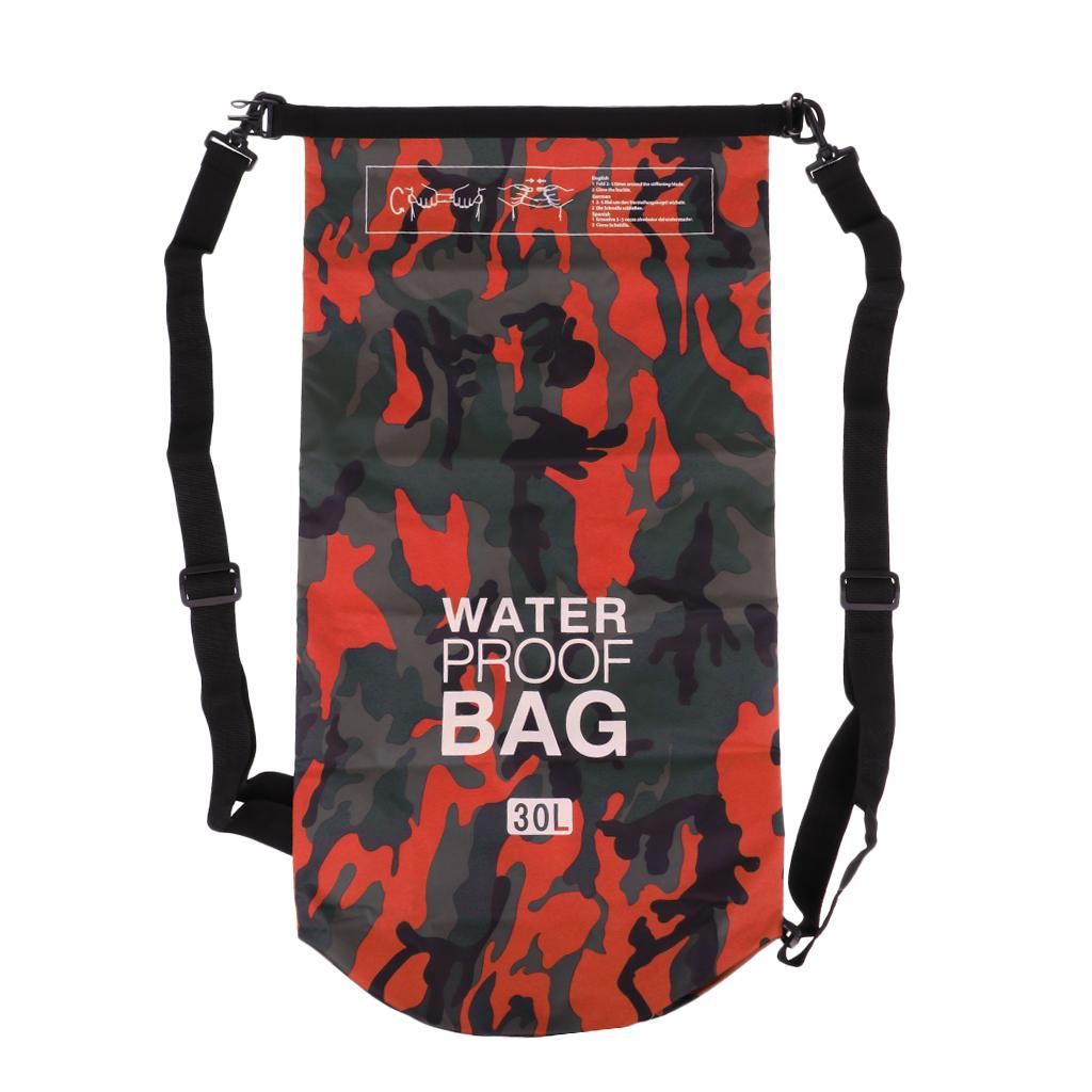 Waterproof Bag Roll Top Floating Sack PVC Backpack for Kayak Canoe Surfing Boating Swimming Outdoor