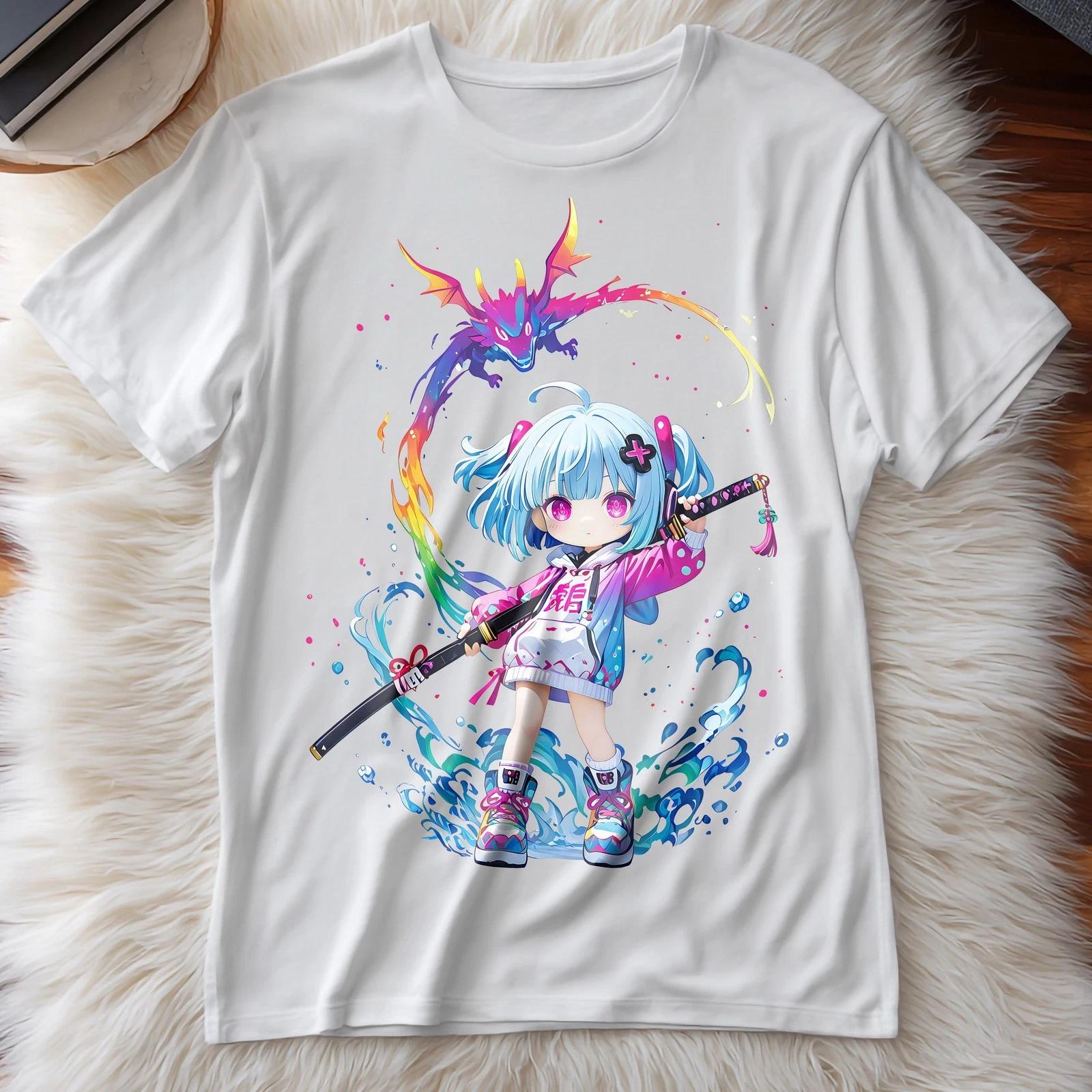 

Chibi Girl Cute Kawaii 001 Anime/Manga Adult / Childrens t shirts/t-shir cotton 150