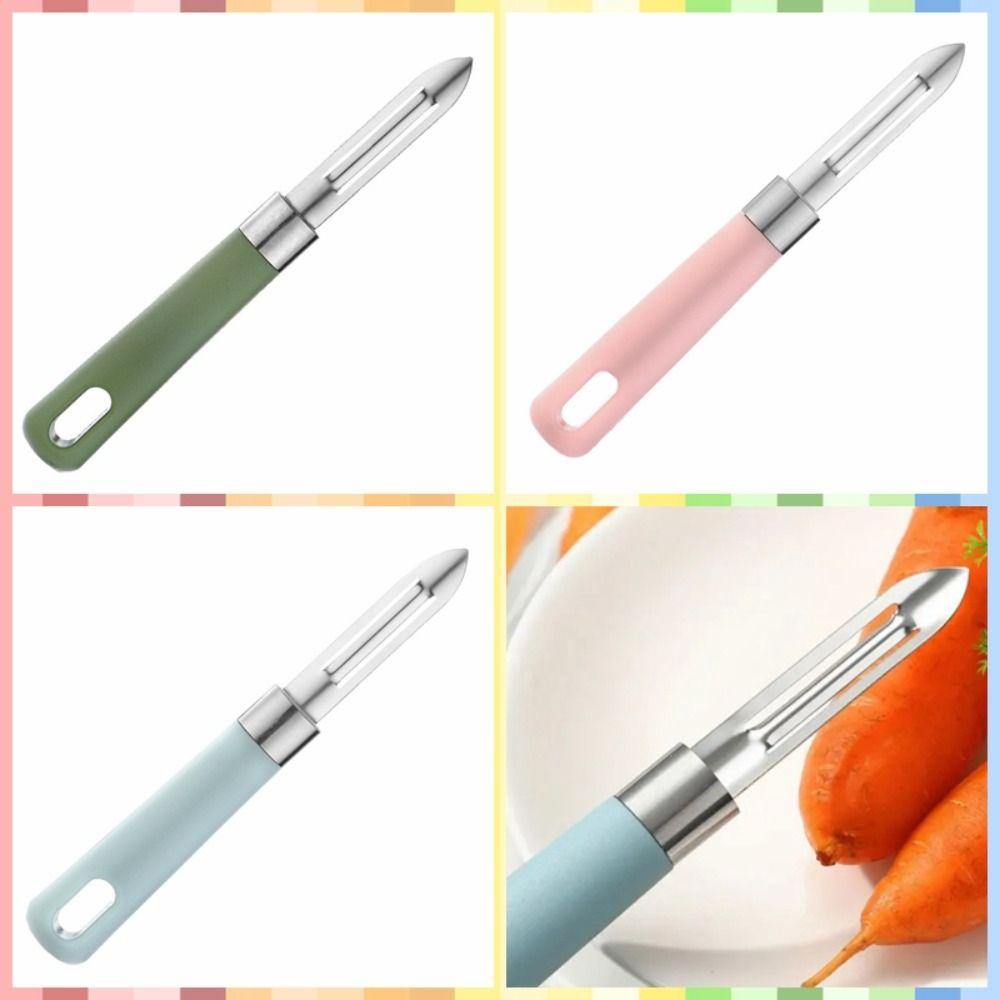 

with Frosted Handle Vegetable Fruit Peeler 2 in 1 Peeling Knife Carrot