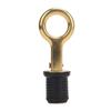Snap Handle Drain Plug Rubber Brass Twist Design Long Lasting Marine Drain Plug for Boat Yacht Livewell