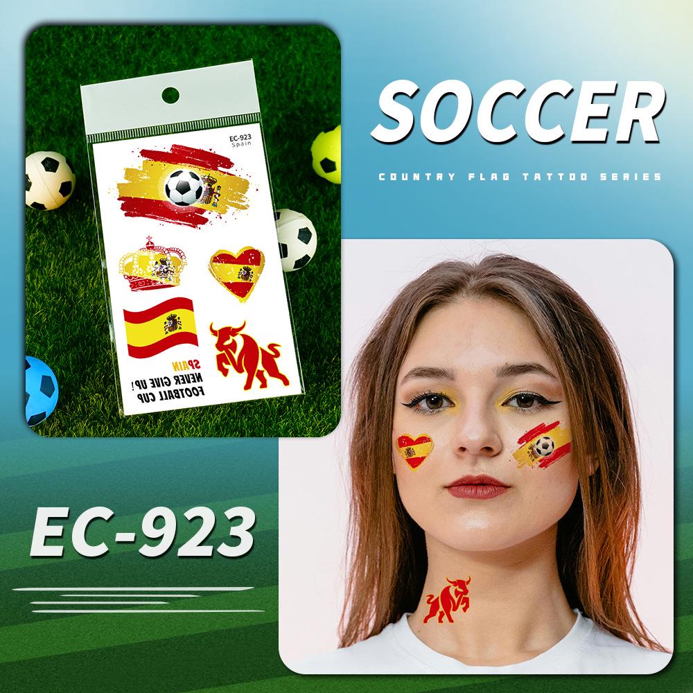 Ruikalong USA Canada Mexico Flag Waterproof World Cup Tattoo Stickers