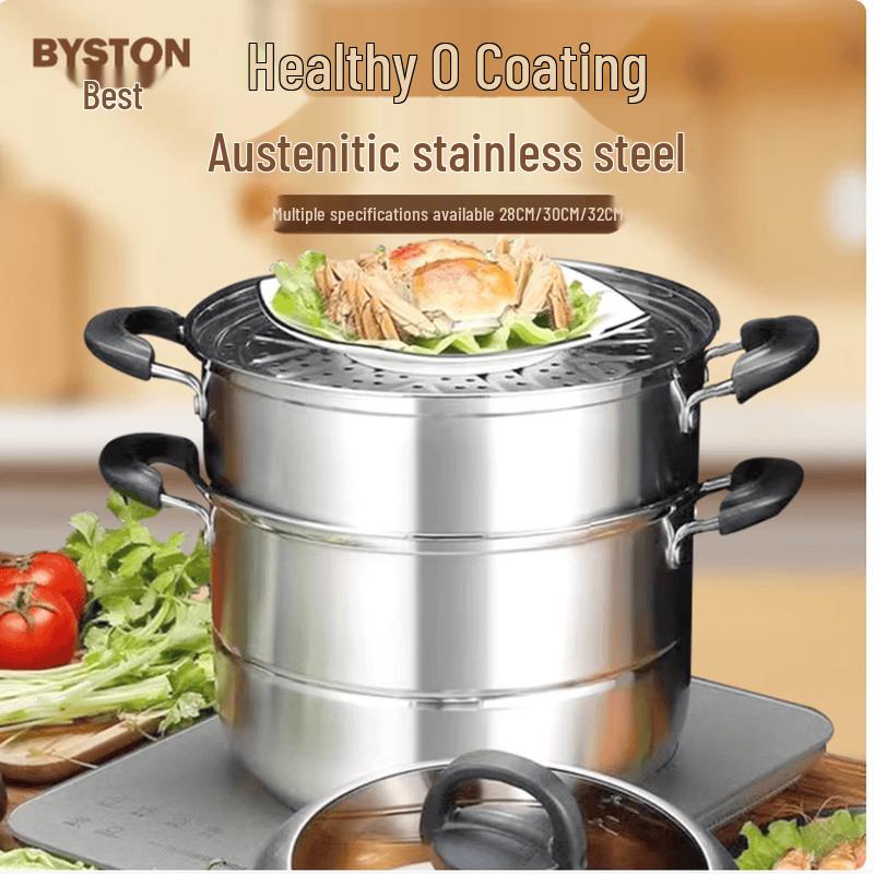 Bestcook 3-Tier Stainless Steel Steamer Pot
