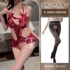 Sexy lingerie sexy hot lace one-piece pure desire bow small chest free uniform tights