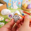 Easter Egg Decorating Kit for Kids DIY Hand Painted Cartoon Bunny Eggs Creative Home Easter Crafts Gift Set