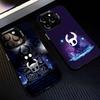 Game H-Hollow K-Knight Phone Case For iPhone17,16,15,14,13,12,11,Pro,MAX White Matte Shockproof Cover