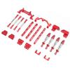 Front & Rear Metal 4 Link Suspension Shock Upgrade Kit For MN82 Series LC79 RC Crawler Truck