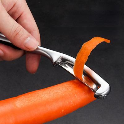 Pelador de Patatas de Aleación de Zinc Cuchillo Pelador de Pepino Zanahoria Verduras Fruta Batata Herramienta Multifuncional para Pelar