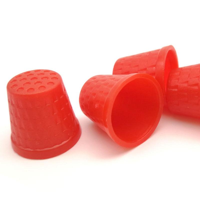 Buy 100 Pcs Small Plastic Sewing Thimbles Creative Needle Threaders ...