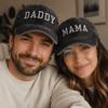 Vintage Daddy Mama Mini Embroidery Caps Washed Cotton Family Matching Baseball Cap  Gifts