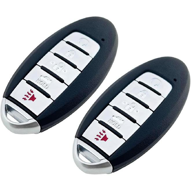 Smart Replacement Key Fob Cover Case fit for Nissan Altima Sentra Rogue Pathfinder Murano Armada Maxima Versa Infiniti QX60 QX50 QX70 JX35 Keyless