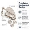 Dual Mode Mechanical Gear Train Ruling Pen Hand-hammered Texture Dashed Lines Pen  for Architects