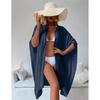 Dámská plážová bavlněná košile Volný plážový kardigan Sváteční opalovací bikiny zahalovací plavky Outside Smock