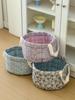 Spring Flower Storage Basket High Beauty Home Fabric Fresh Fragrant Portable Foldable Storage Basket