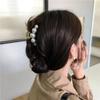 Extra Large Transparent Pearl Hair Clip