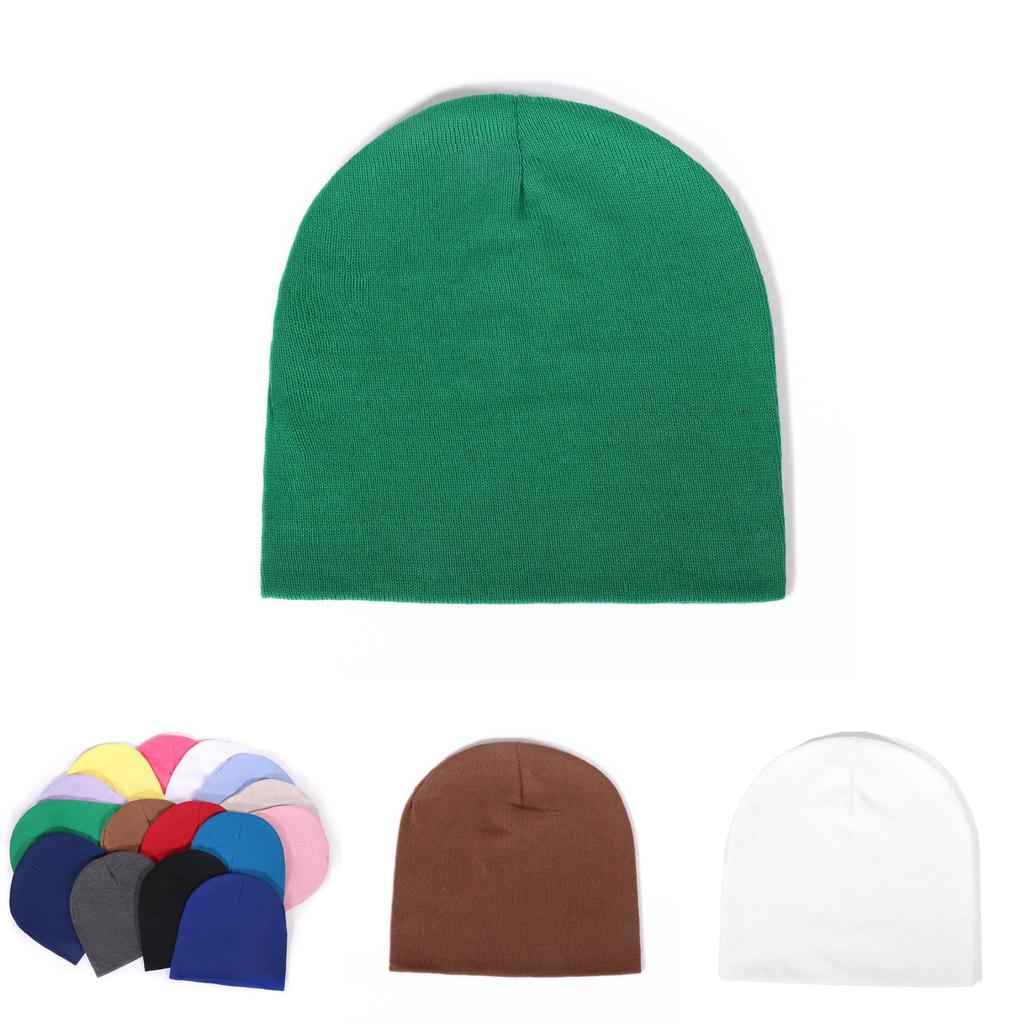 Übergroße Strickmütze mit Polyesterstoff Trendige lässige Mütze für Winterfeiertage