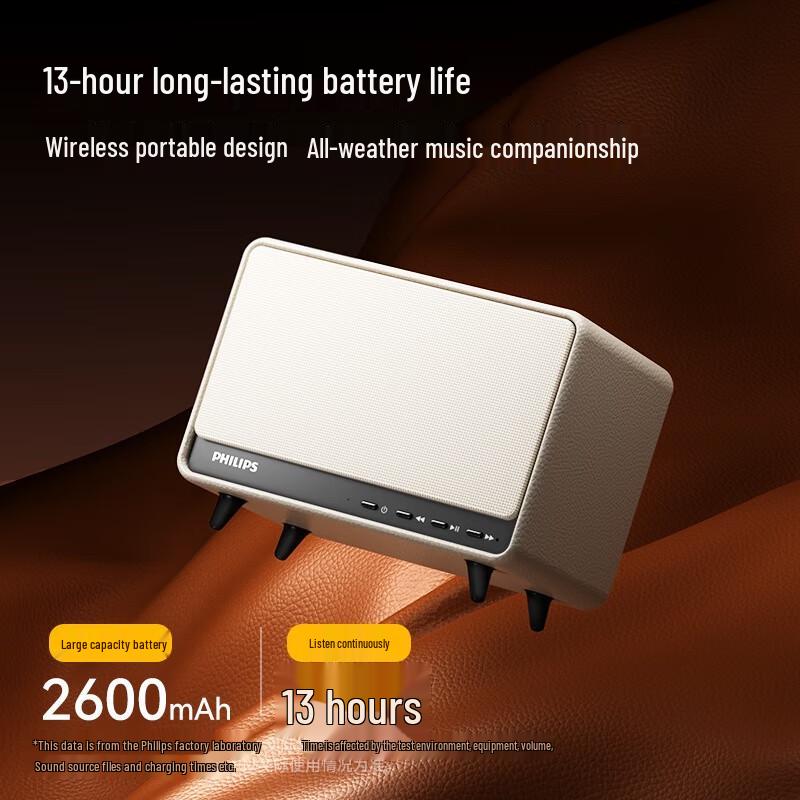 Philips TAS6500 Retro Bluetooth Desktop Speaker