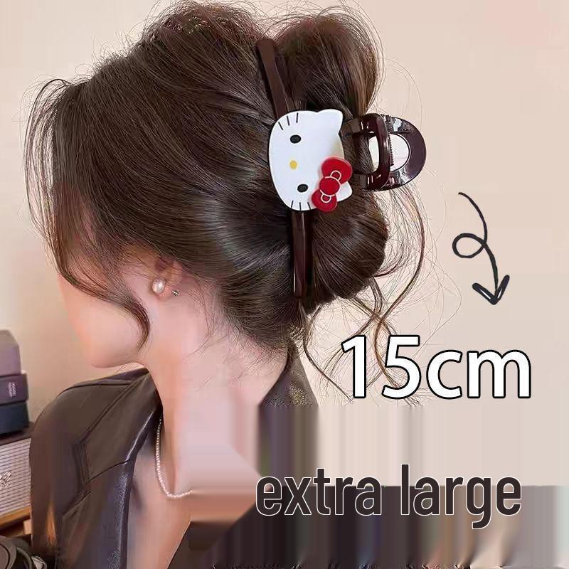 Elegant Marble Plumeria Hair Clip with Cross-Border Design