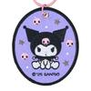 Sanrio Kuromi Embroidered Patch Keychain Polyester Steel 485969 Character Award 1st Round