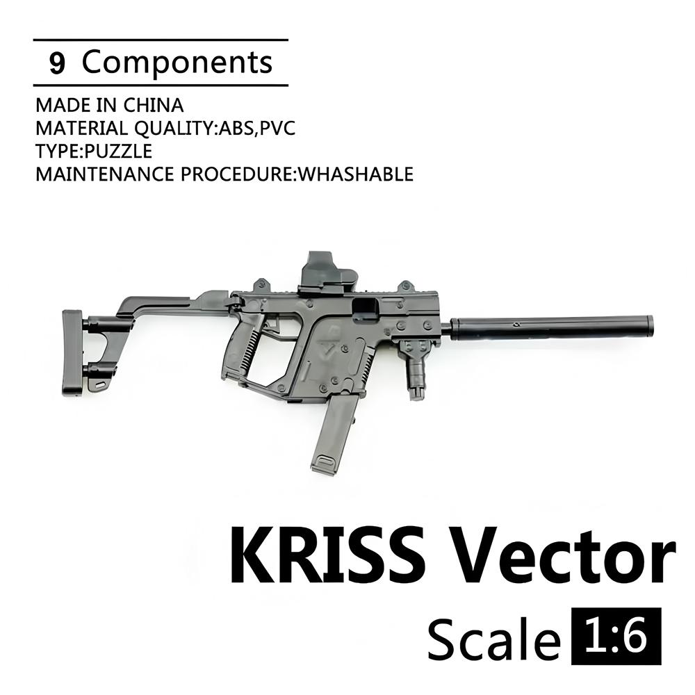 1/6 Scale US Army Military Weapon M82A1 Sniper Rifle M134 M14 M16 Police Soldier SWAT Action Figure Assemble Model Guns Toys
