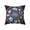 Christmas Theme Christmas Tree Decoration Printed Pattern Polyester Cushion Cover Home Living Room Sofa Decoration Pillowcase