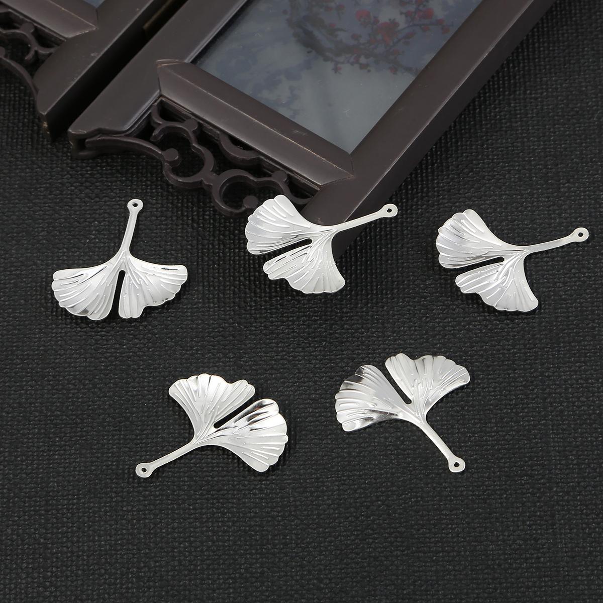 

10/20 шт. Металлические медные листовые соединители, подвески, аксессуары для самостоятельного изготовления ювелирных изделий 05 25×29mm 10pcs серебряный