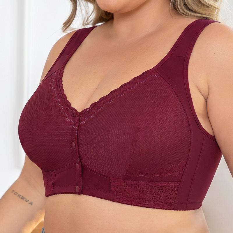 Taille Super Grande Femme Été Sexy Dentelle Boucle Avant Sans Armature Débardeur Sous-vêtement